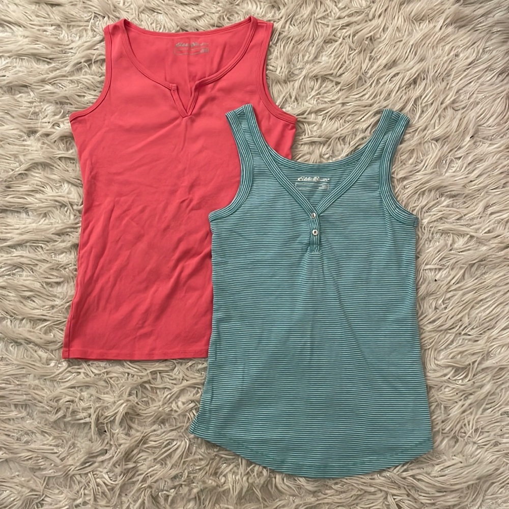 2 pack bundle eddie bauer tank tops